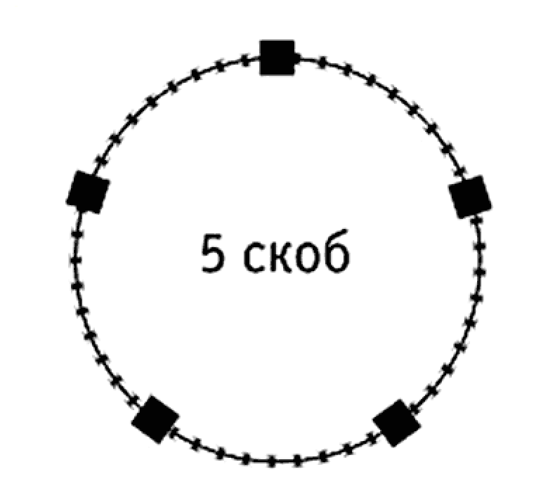 СПИРАЛЬНЫЙ БАРЬЕР БЕЗОПАСНОСТИ СББ АКЛ ЕГОЗА ПЯТИ КЛЕПОЧНАЯ